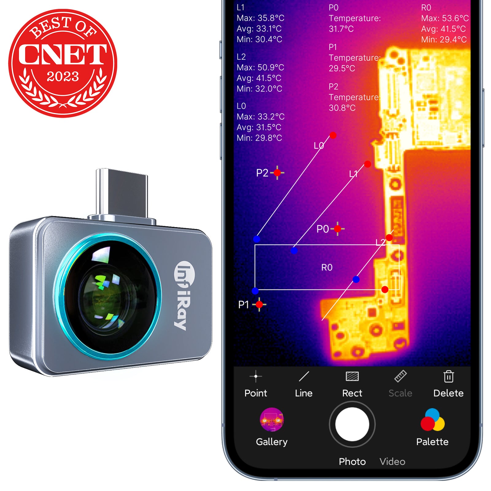 InfiRay P2 Pro Review : Thermal Camera for Android